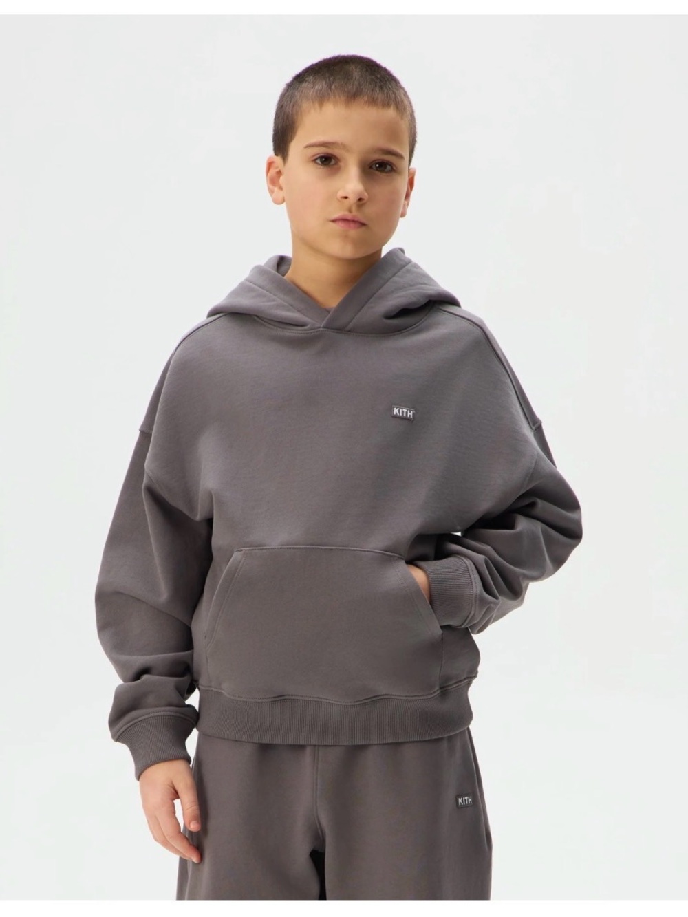 Kith Kids Nelson Hoodie and Sweatpants gray size Medium